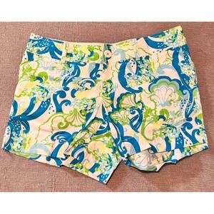 Lilly Pulitzer The Callahan Short Tropical Print Women Size 4